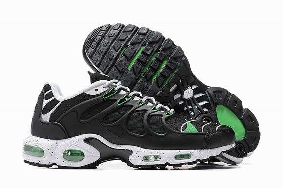 Nike Air Max Plus Terrascape Mens Tn Shoes Black Green White-158 - Click Image to Close